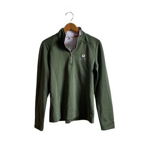 Travelers‎ Championship MED Fairway & Greene Ladies Green Quarter Zip Pullover